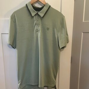 Chaps Golf Men's Green Polo Shirt Size L